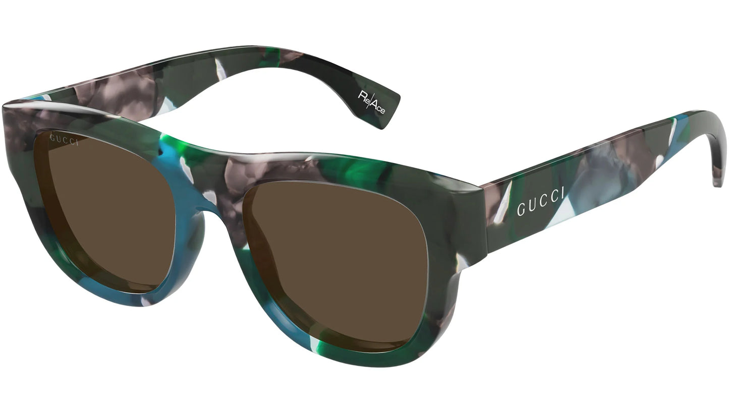 Gucci GG1750S 001 Green Pearled Brown