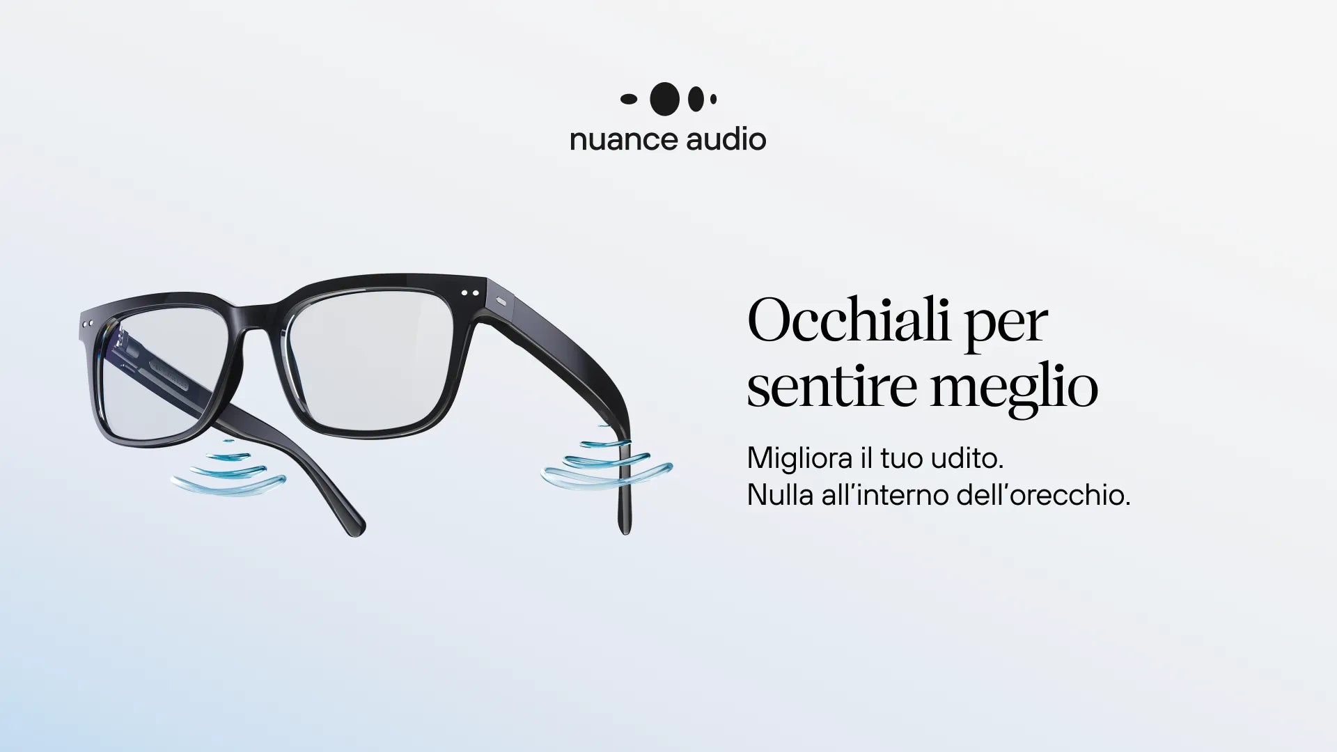 Occhiali per sentire meglio: grazie ai Nuance Audio oggi è possibile vedere ma anche sentire meglio