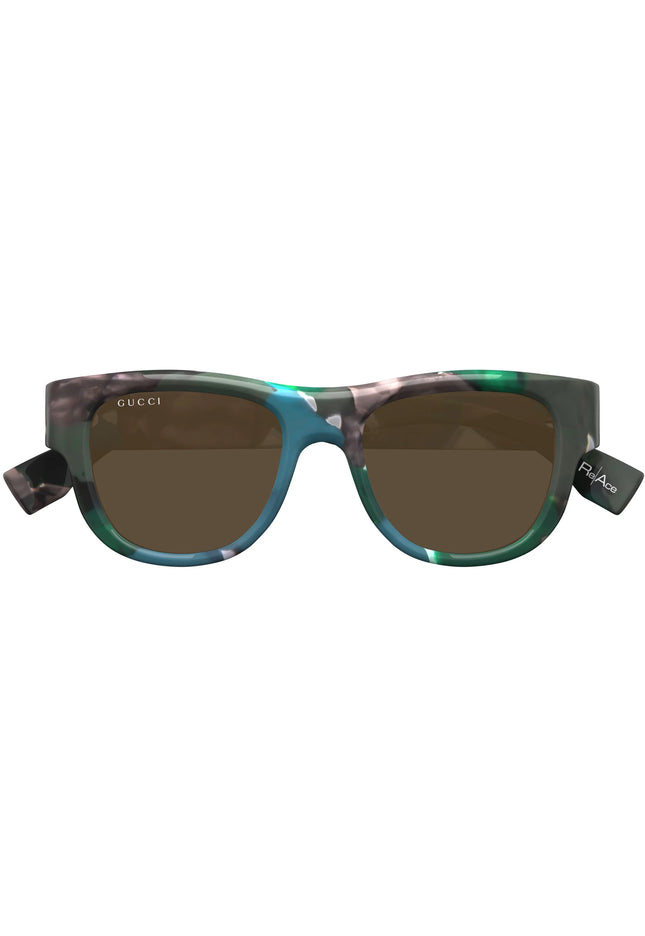Gucci GG1750S 001 Green Pearled Brown