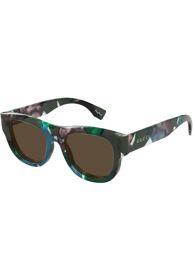 Gucci GG1750S 001 Green Pearled Brown