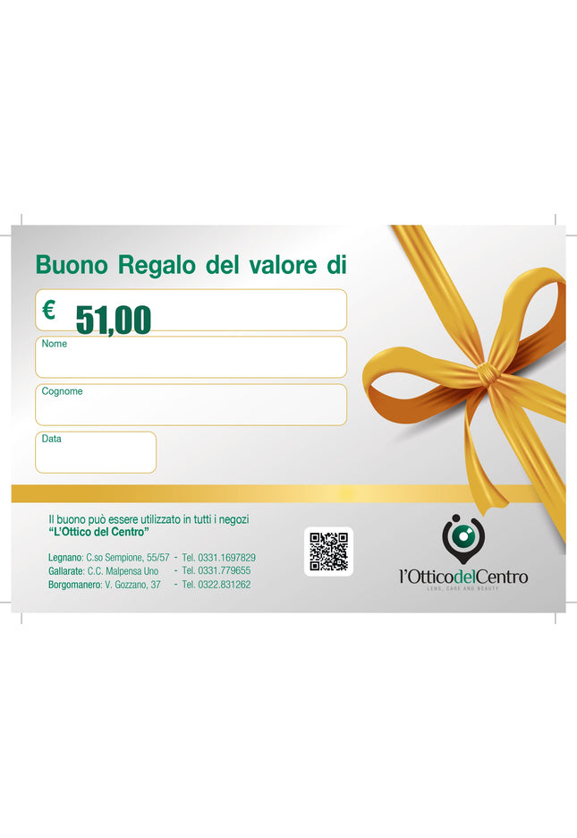 Voucher L'Ottico Del Centro